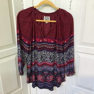 BeachLunchLounge Lightweight Boho Floral Tunic